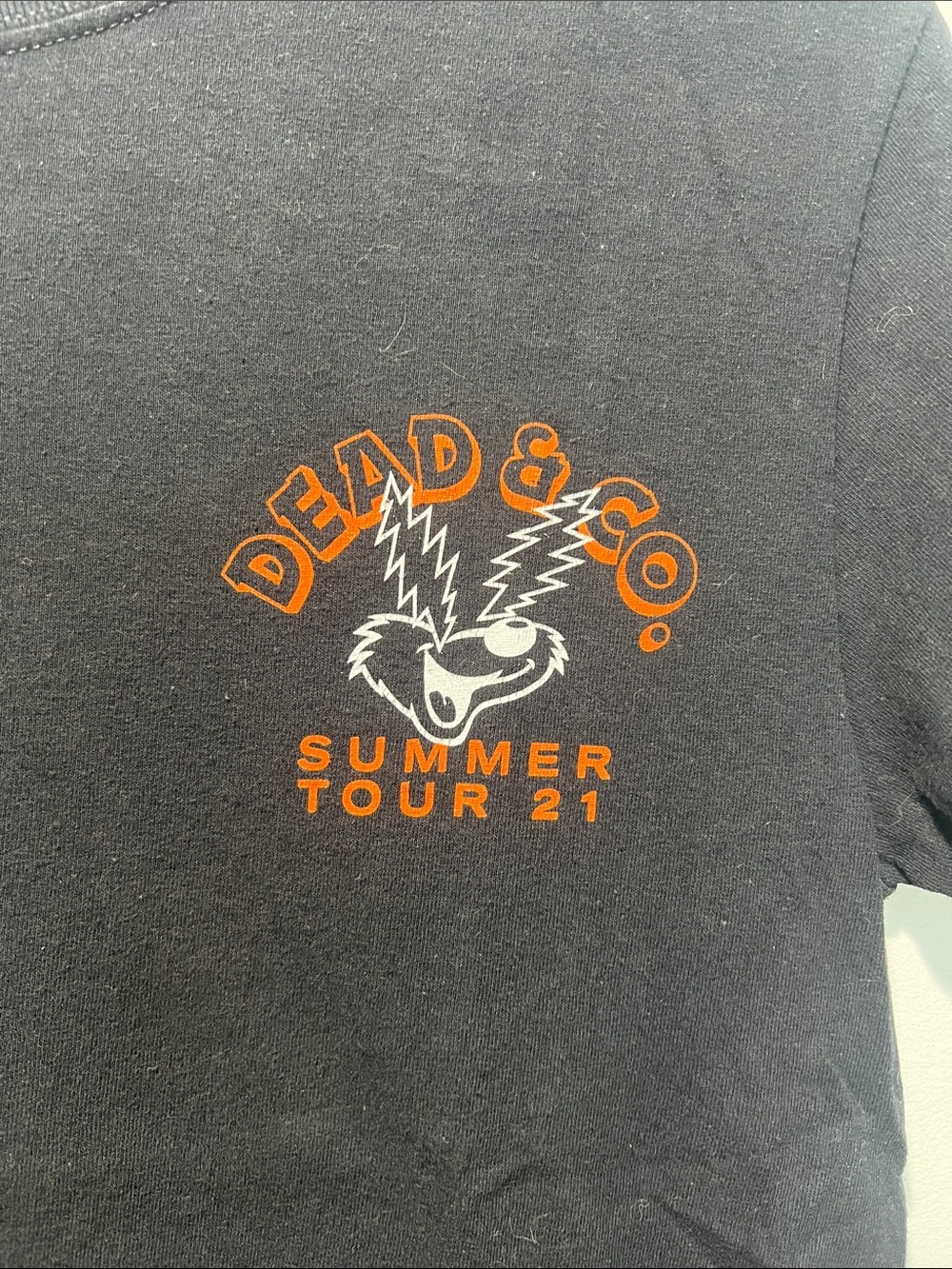 Dead & Co Black Tee Summer Tour 2021 - Size Small - Picture 2 of 4